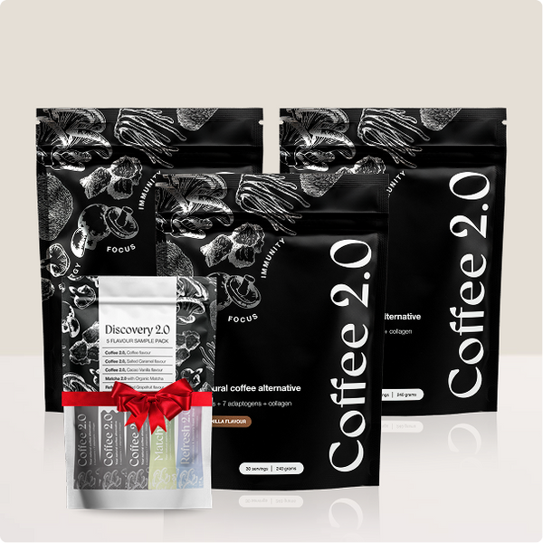 3x COFFEE 2.0 + FREE DISCOVERY PACK