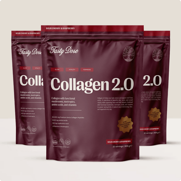 3x Collagen 2.0 - Višeň & Malina