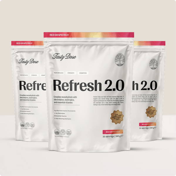 3x Refresh 2.0 - Červený grep