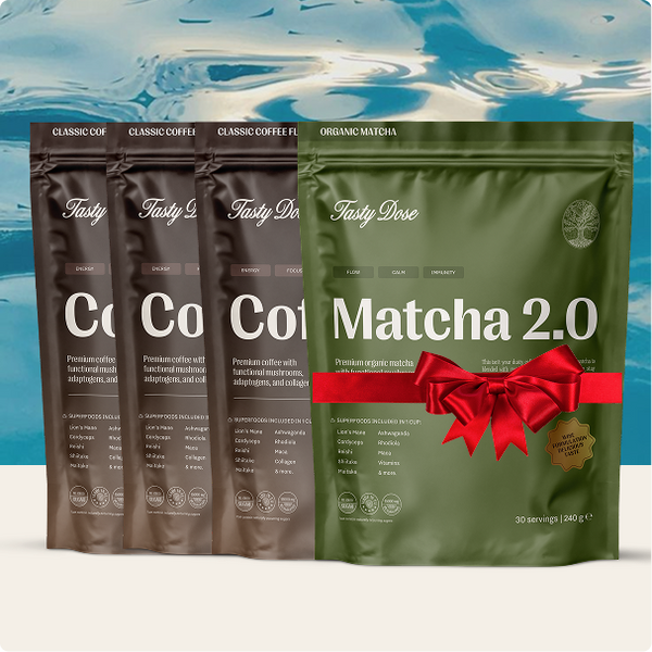 3x COFFEE & 🎁 FREE MATCHA