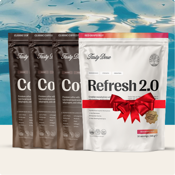3x COFFEE & 🎁 FREE REFRESH