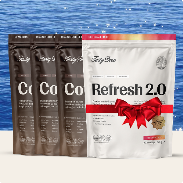 3x COFFEE & 🎁 ΔΩΡΕΑΝ REFRESH