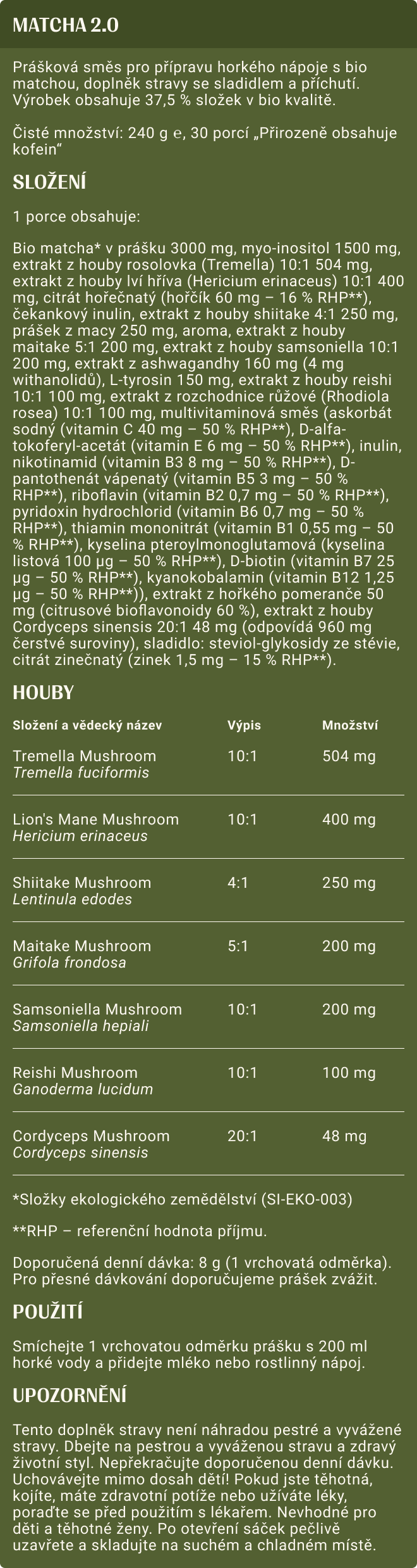 Organic Matcha