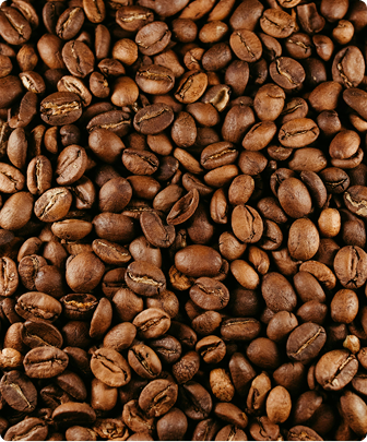 Caffeine from coffee beans