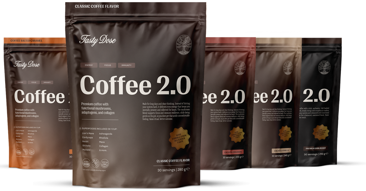 Coffee 2.0 - 7 mushrooms | 7 adaptogens | collagen